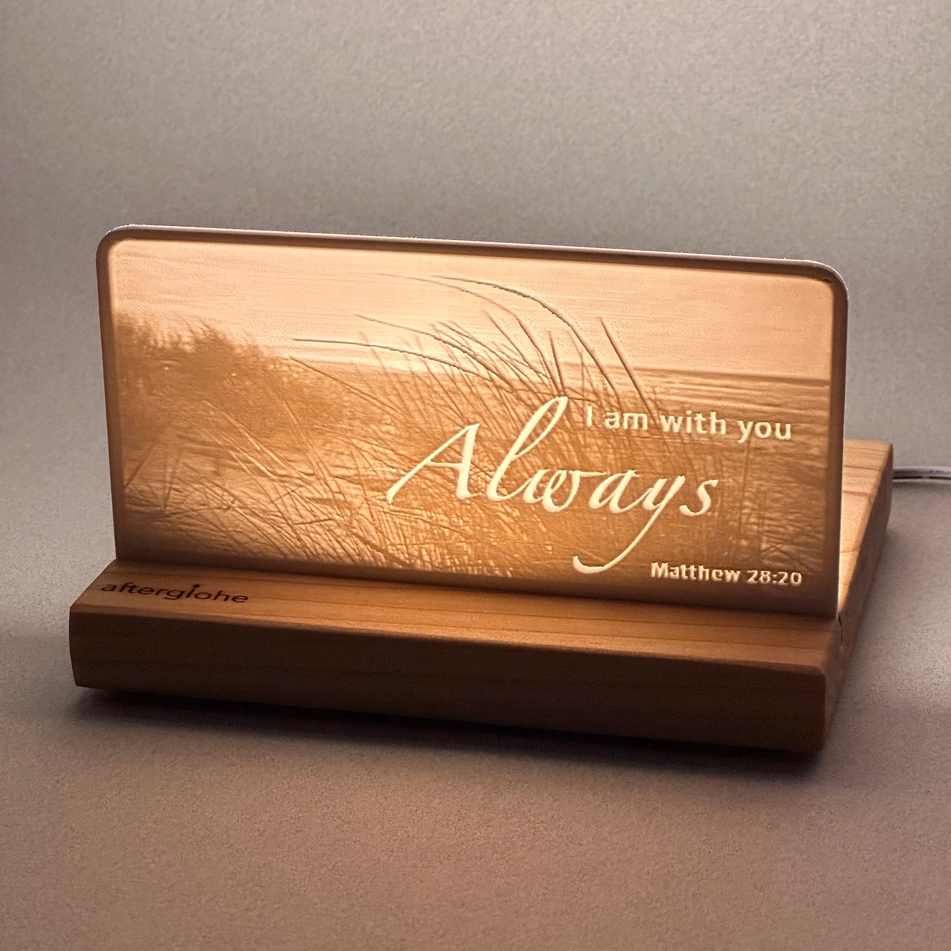 Matthew 28:20 | Candle Lit Photo Canvas