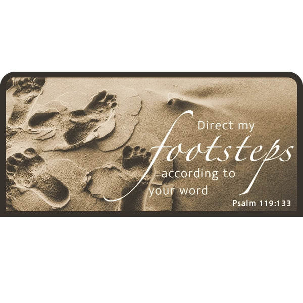 Psalm 119:133 | Candle Lit Photo Canvas