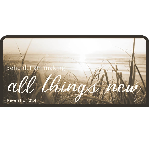 Revelation 21:4 | Candle Lit Photo Canvas