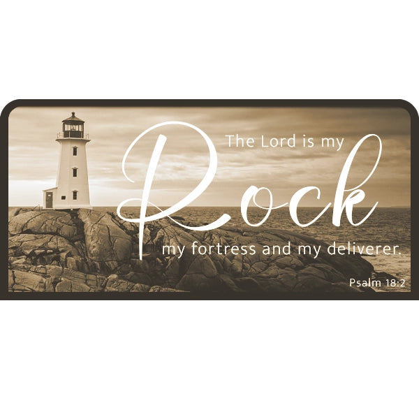 Psalm 18:2 | Candle Lit Photo Canvas