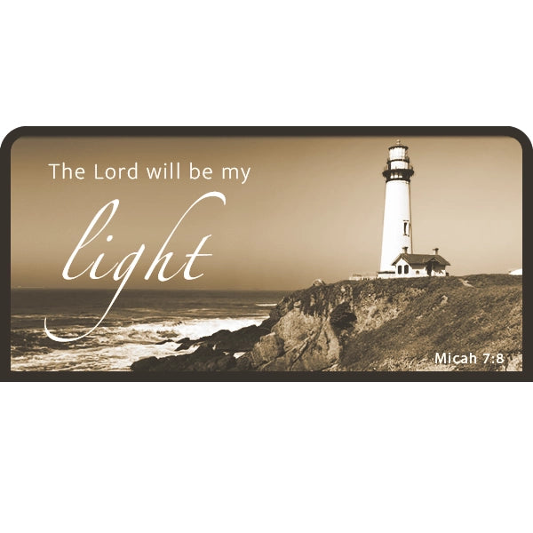 Micah 7:8 | Candle Lit Photo Canvas