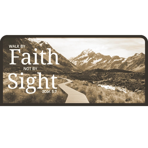 2 Chorinthians 5:7 | Candle Lit Photo Canvas