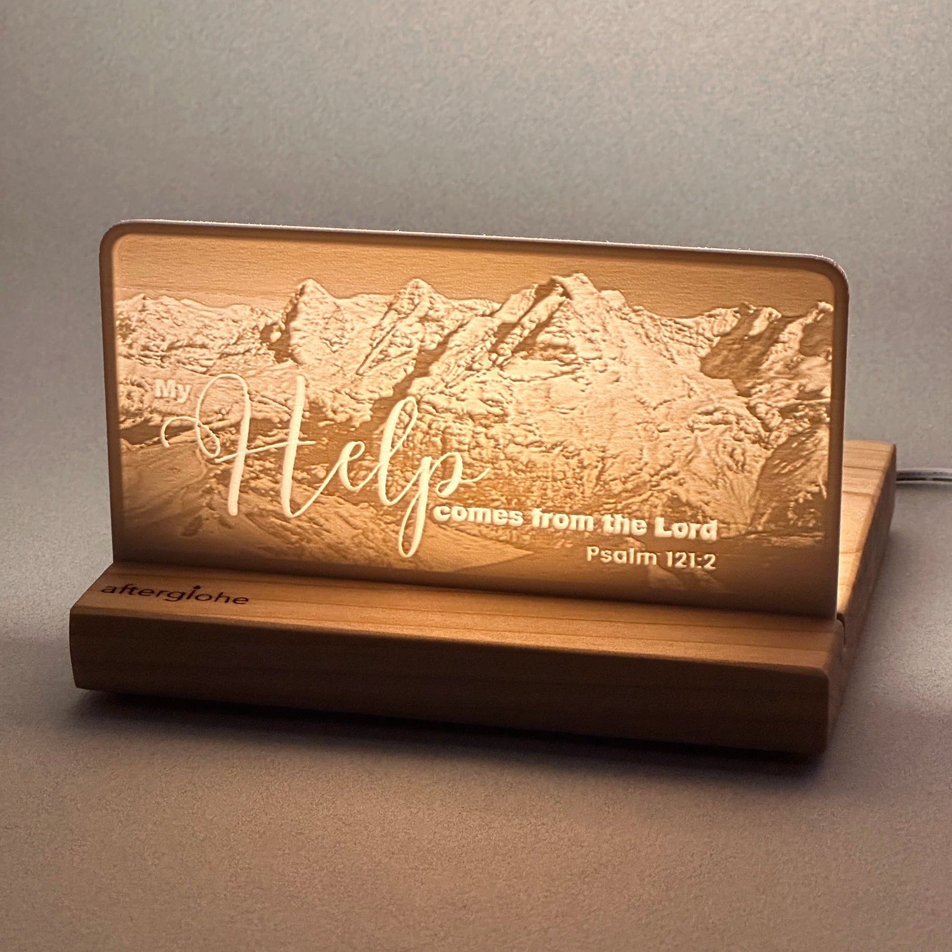 Psalm 121:2 | Candle Lit Photo Canvas