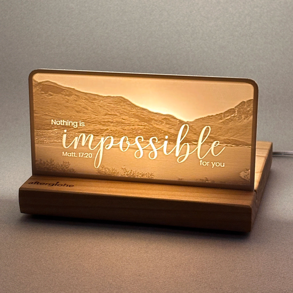 Mountains – 5 Canvas Scripture Collection with LED