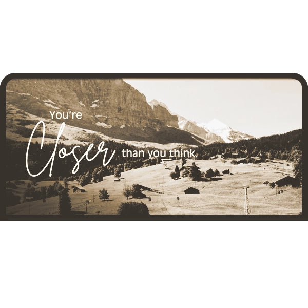 Your Closer than you think | Candle Lit Photo Canvas