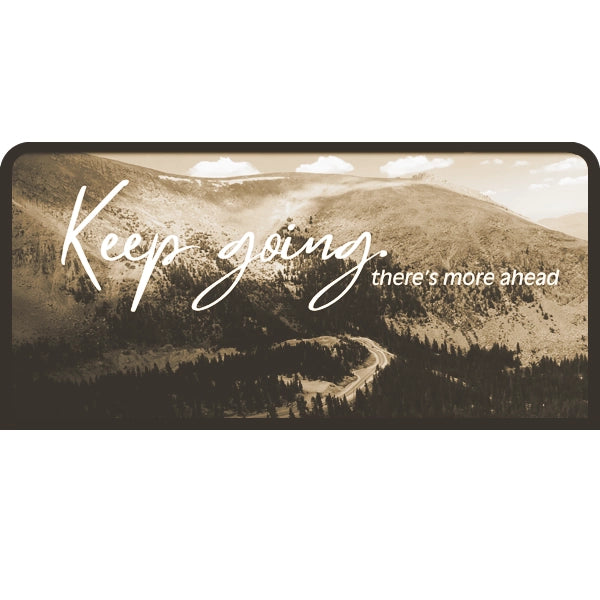 Keep going, there's more ahead | Candle Lit Photo Canvas
