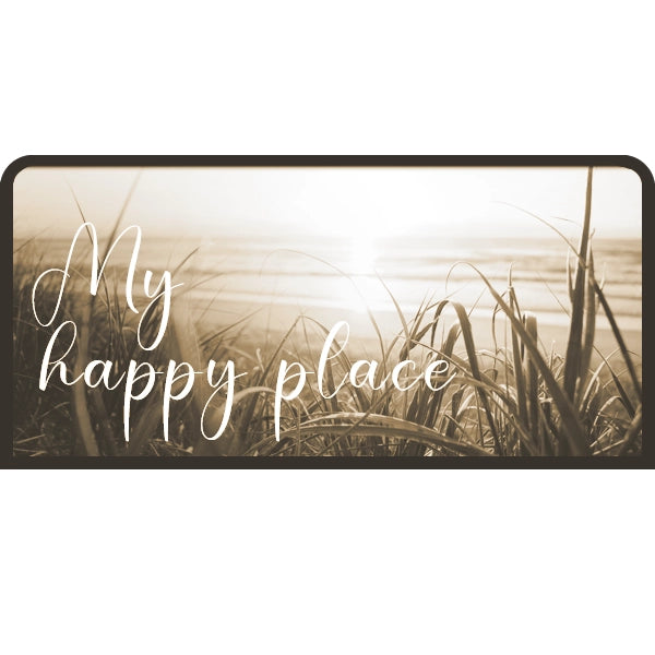 My happy place | Candle Lit Photo Canvas