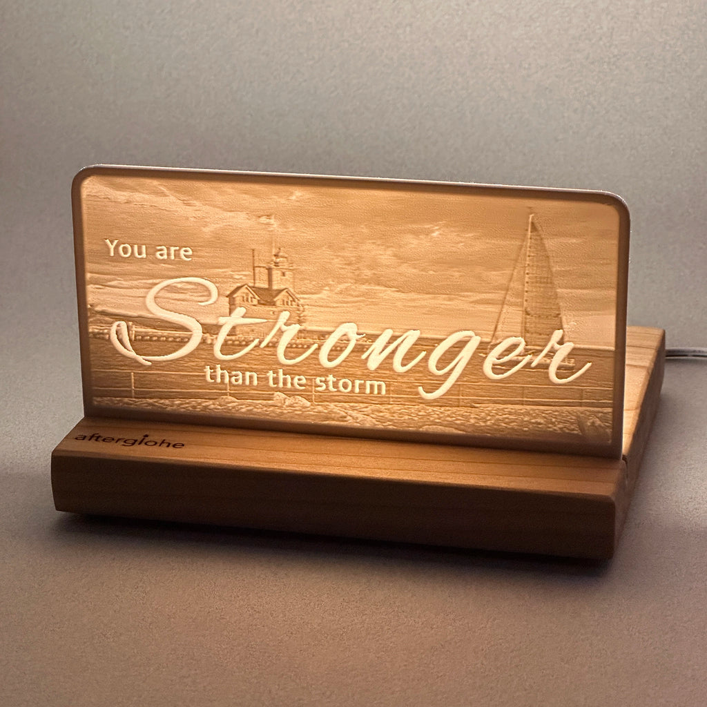 Lighthouse – 5 Canvas Encouragement Collection with LED