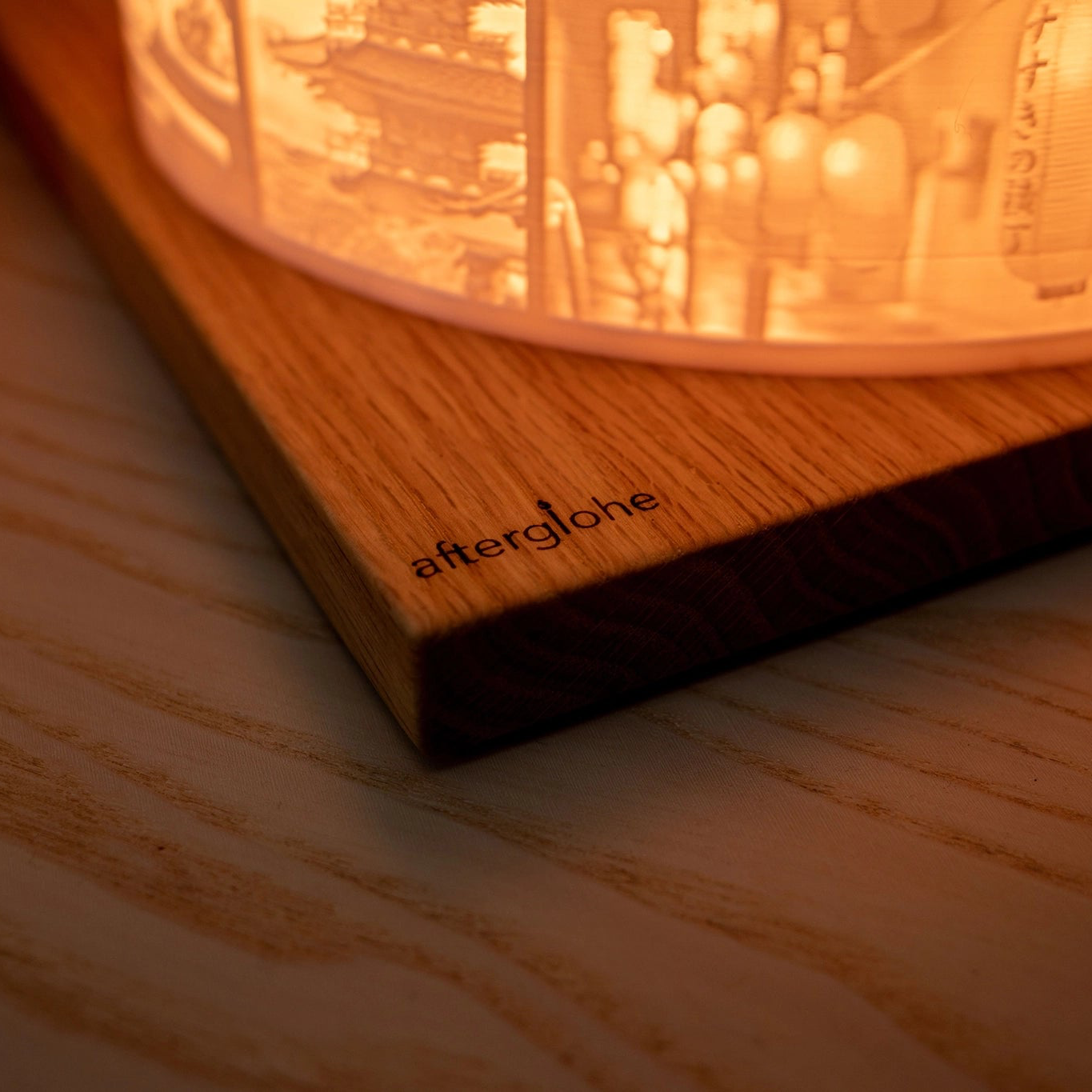 Halo Grande | Wood Base