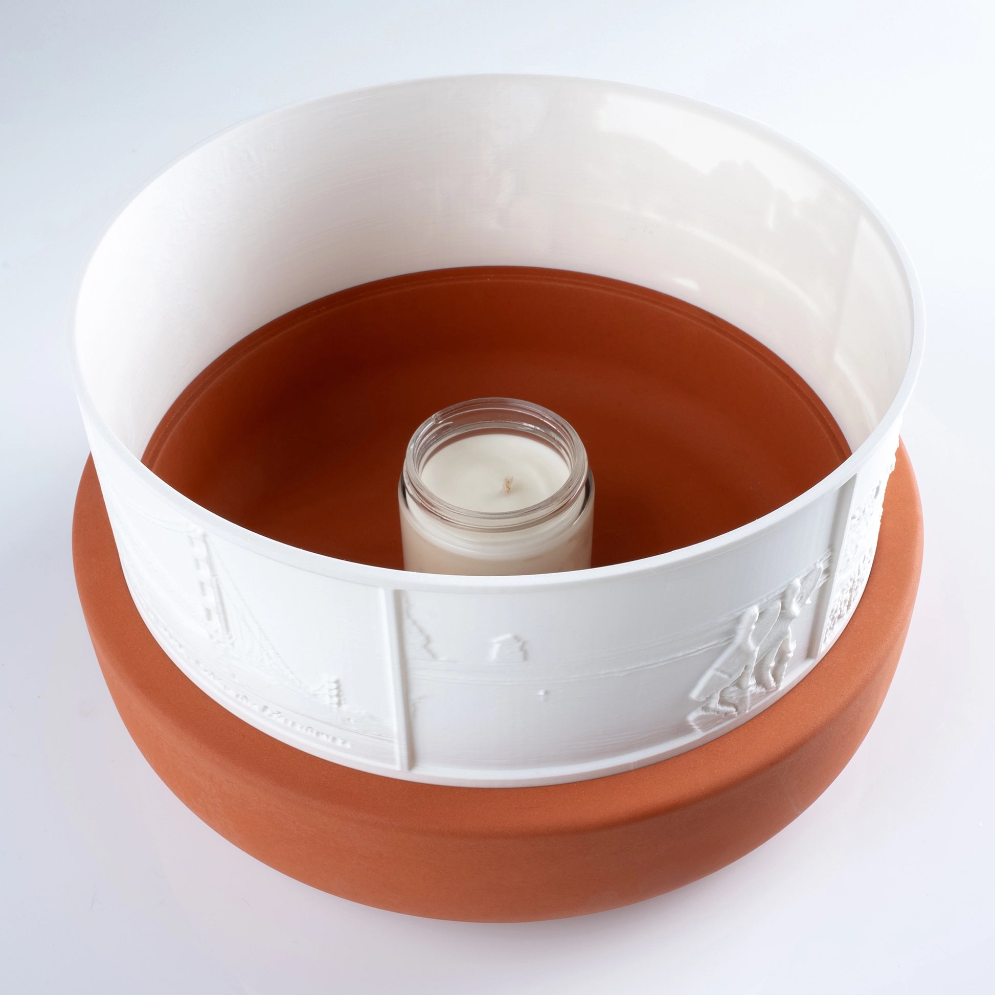 PETRA Concrete Base—Candle, afterglohe LED