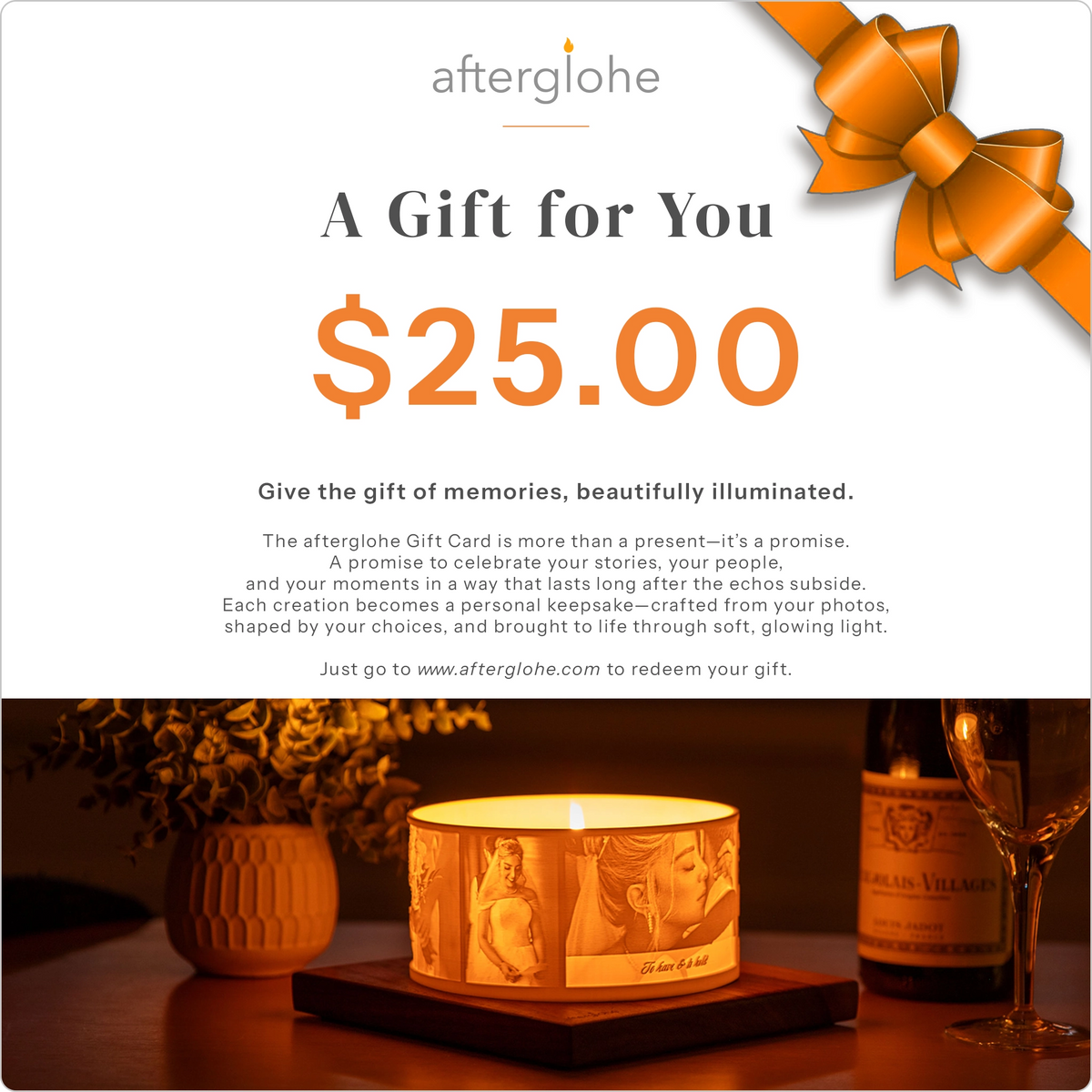'glohe' Card | afterglohe Gift Card