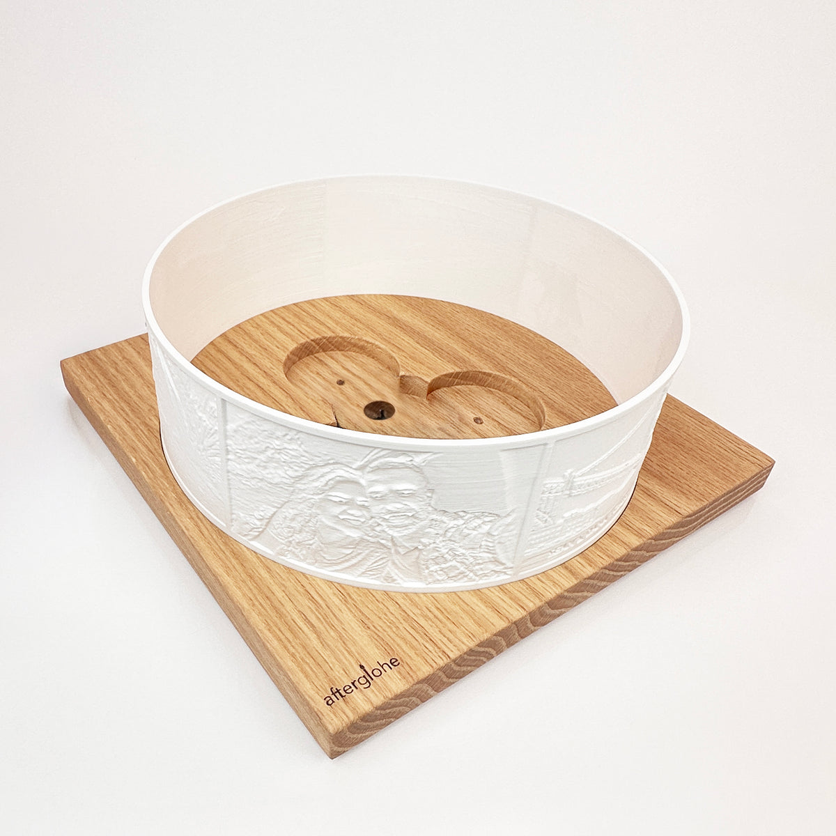 Halo Grande—Wood Base