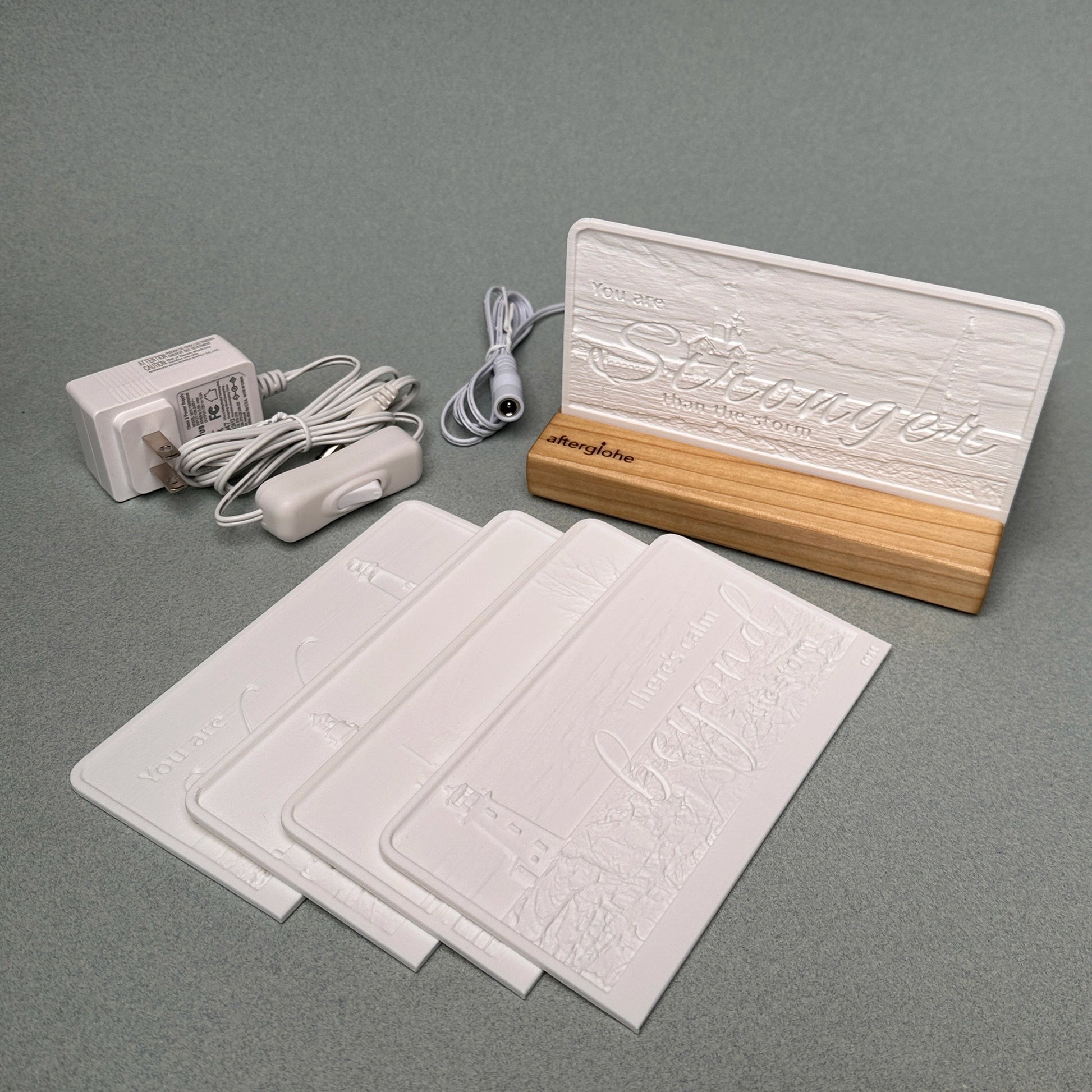 Lighthouse – 5 Canvas Encouragement Collection with LED