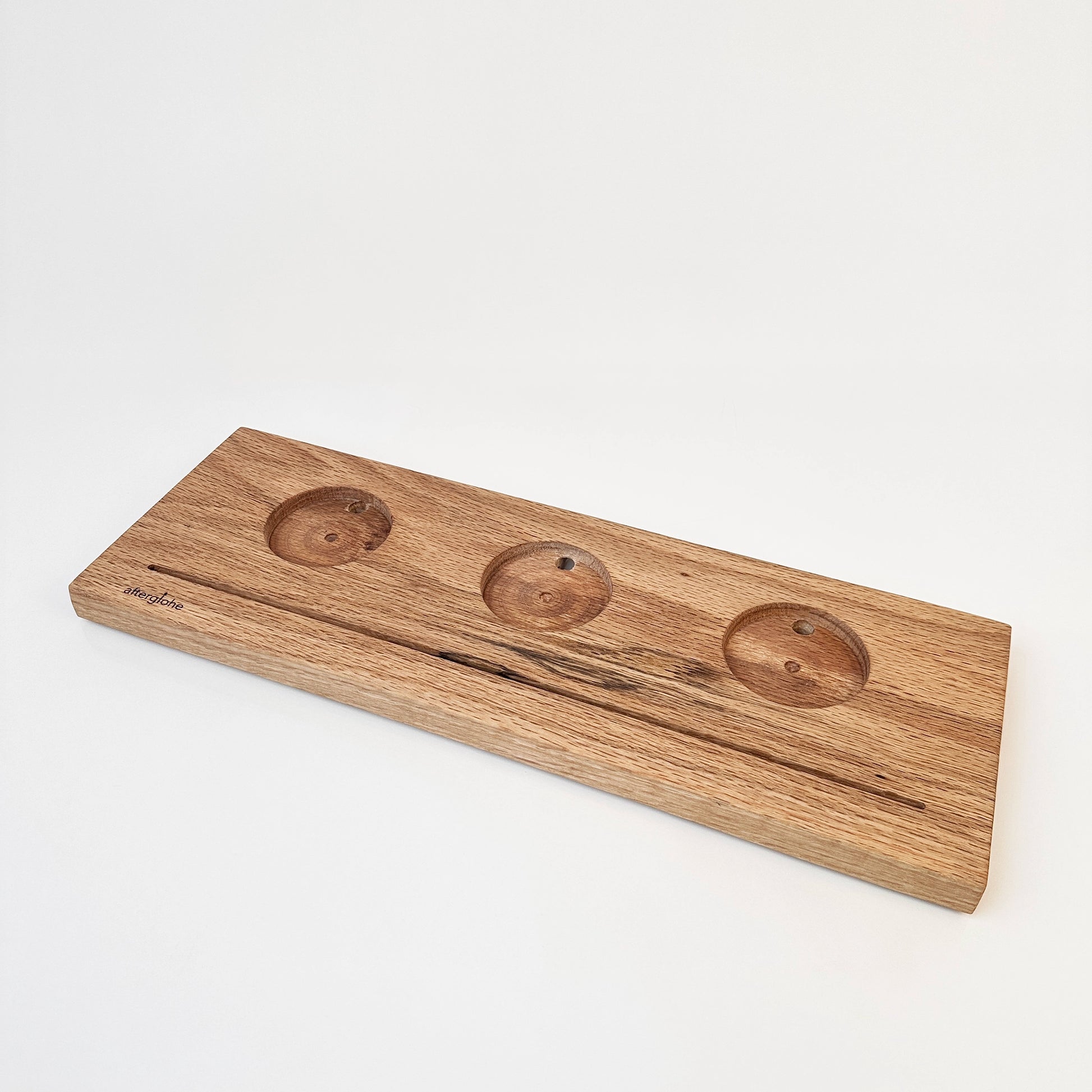Modern Hardwood Base for afterglohe StoryLine Photo Display lithophane product